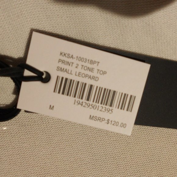Kendall & Kylie Swim Bikini Top 32C, 34B, 32D  Leopard M NWT - Picture 4 of 7